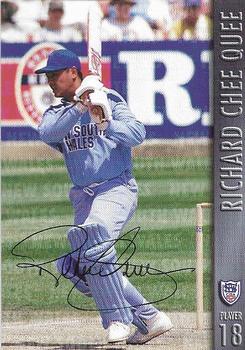 1996-97 New South Wales Blues Cricket #18 Richard Chee Quee Front