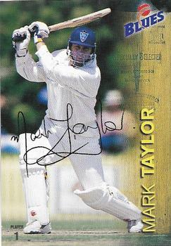 1997-98 New South Wales Blues Cricket #1 Mark Taylor Front