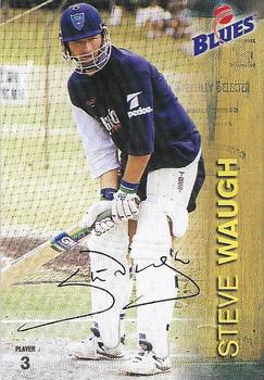 1997-98 New South Wales Blues Cricket #3 Steve Waugh Front