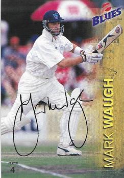 1997-98 New South Wales Blues Cricket #4 Mark Waugh Front