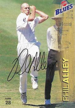1997-98 New South Wales Blues Cricket #15 Phil Alley Front