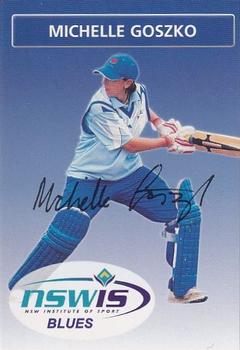 2002-03 New South Wales Blues #NNO Michelle Goszko Front