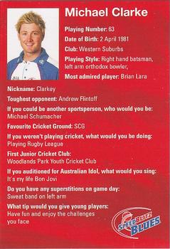 2004-05 New South Wales Blues #NNO Michael Clarke Back