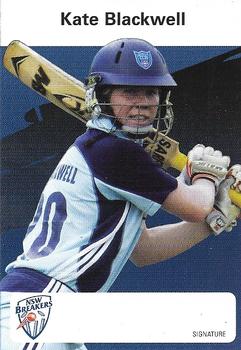2006-07 New South Wales Blues #NNO Kate Blackwell Front