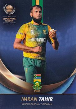 2017 Tap 'N' Play ICC Champions Trophy South Africa #SA-11 Imran Tahir Front