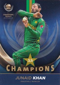 2017 Tap 'N' Play ICC Champions Trophy Pakistan Champions #PAK-07 Junaid Khan Front