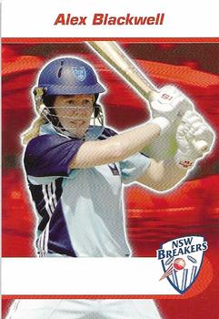 2008-09 New South Wales Blues Cricket #NNO Alex Blackwell Front