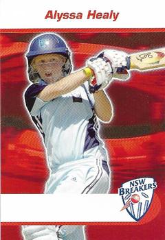 2008-09 New South Wales Blues Cricket #NNO Alyssa Healy Front