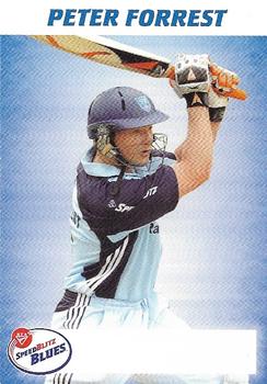 2009-10 New South Wales Blues Cricket #NNO Peter Forrest Front