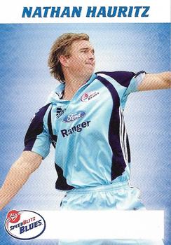 2009-10 New South Wales Blues Cricket #NNO Nathan Hauritz Front