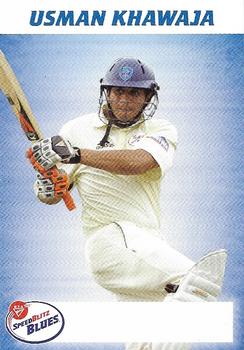 2009-10 New South Wales Blues Cricket #NNO Usman Khawaja Front