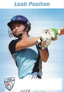 2009-10 New South Wales Blues Cricket #NNO Leah Poulton Front