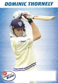2009-10 New South Wales Blues Cricket #NNO Dominic Thornely Front