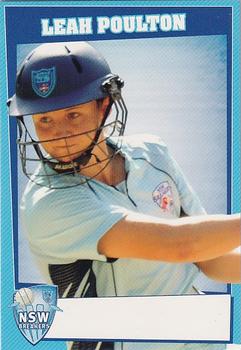 2010-11 New South Wales Blues Cricket #NNO Leah Poulton Front