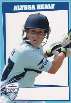 2011-12 New South Wales Blues Cricket #NNO Alyssa Healy Front
