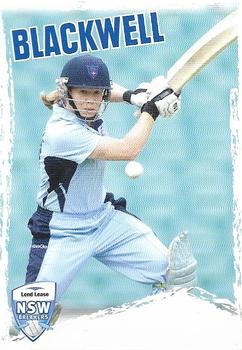 2012-13 New South Wales Blues Cricket #NNO Alex Blackwell Front