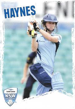 2012-13 New South Wales Blues Cricket #NNO Rachael Haynes Front