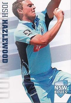 2013-14 New South Wales Blues Cricket #NNO Josh Hazlewood Front