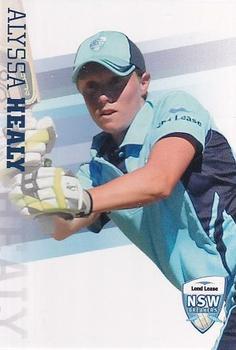 2013-14 New South Wales Blues Cricket #NNO Alyssa Healy Front