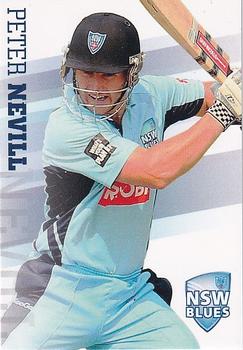 2013-14 New South Wales Blues Cricket #NNO Peter Nevill Front