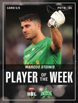 2020 Tap 'N' Play BBL/WBBL Cricket Player of the Week #POTW-05 Marcus Stoinis Front