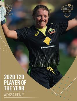 2019-20 Tap 'N' Play Cricket Australia Awards #CAA-09 Alyssa Healy Front