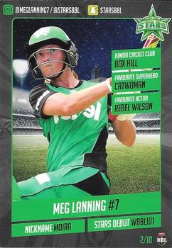 2017-18 Melbourne Stars #2 Meg Lanning Front