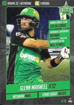 2017-18 Melbourne Stars #4 Glenn Maxwell Front