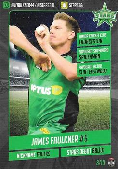 2017-18 Melbourne Stars #8 James Faulkner Front