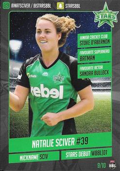 2017-18 Melbourne Stars #9 Natalie Sciver Front