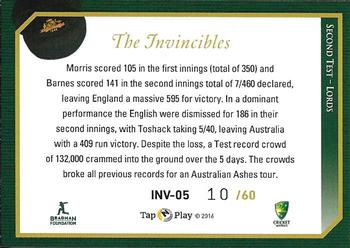 2021 Tap 'N' Play The Invincibles #INV-05 Second Test-Lords Back