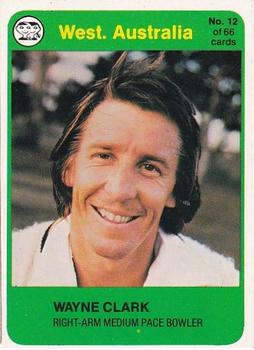 1978 Scanlens Cricket #12 Wayne Clark Front