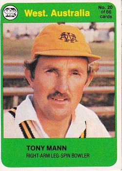 1978 Scanlens Cricket #20 Tony Mann Front