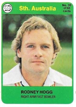 1978 Scanlens Cricket #35 Rodney Hogg Front