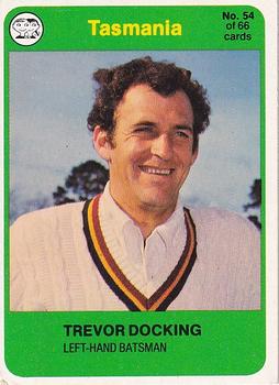 1978 Scanlens Cricket #54 Trevor Docking Front