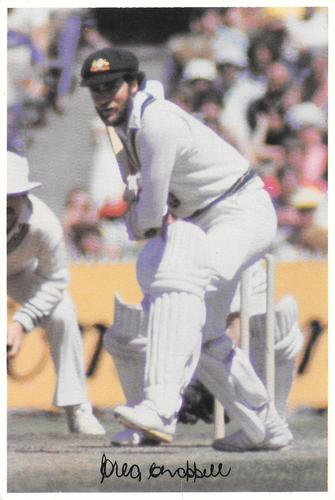 1981 Scanlens Cricket Super Star #3 Greg Chappell Front
