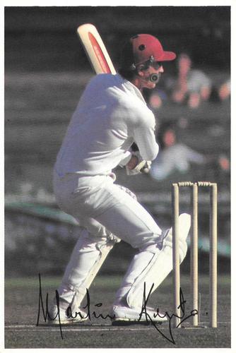 1981 Scanlens Cricket Super Star #13 Martin Kent Front