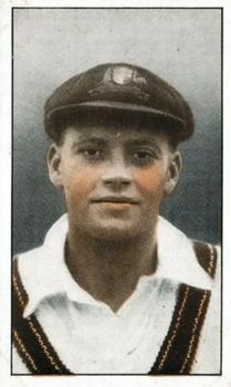 1926 Godfrey Phillips Famous Cricketers #15 Bill Woodfull Front
