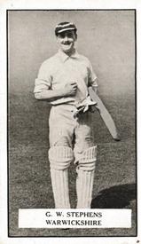 1926 Gallaher Cigarettes Famous Cricketers #6 George Stephens Front