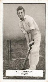 1926 Gallaher Cigarettes Famous Cricketers #20 Claude Ashton Front