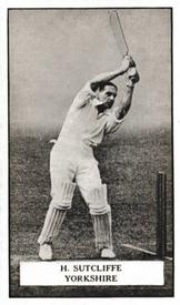 1926 Gallaher Cigarettes Famous Cricketers #23 Herbert Sutcliffe Front