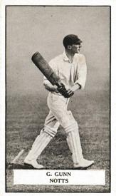 1926 Gallaher Cigarettes Famous Cricketers #24 George Gunn Front