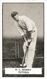 1926 Gallaher Cigarettes Famous Cricketers #25 Hunter Hendry Front