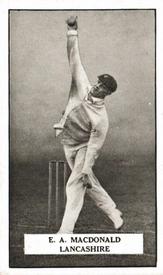 1926 Gallaher Cigarettes Famous Cricketers #26 Ted McDonald Front