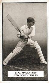 1926 Gallaher Cigarettes Famous Cricketers #31 Charlie Macartney Front