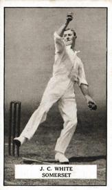 1926 Gallaher Cigarettes Famous Cricketers #33 Jack White Front