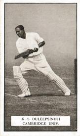 1926 Gallaher Cigarettes Famous Cricketers #35 K.S. Duleepsinhji Front