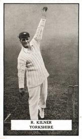 1926 Gallaher Cigarettes Famous Cricketers #38 Roy Kilner Front