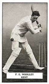 1926 Gallaher Cigarettes Famous Cricketers #46 Frank Woolley Front