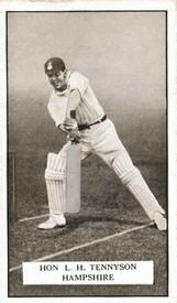 1926 Gallaher Cigarettes Famous Cricketers #49 Lionel Tennyson Front